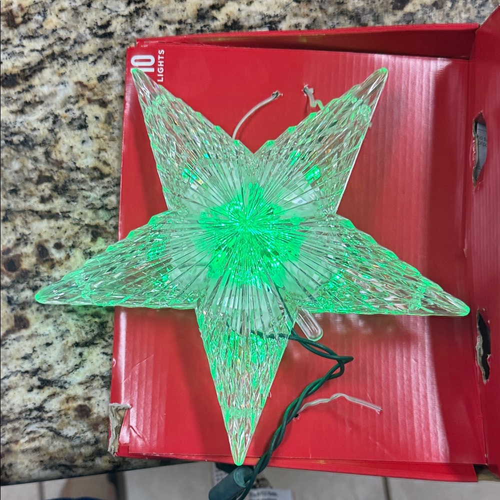 Christmas Tree Topper Color-Changing Star Tree Topper LED - Picture 4 of 16